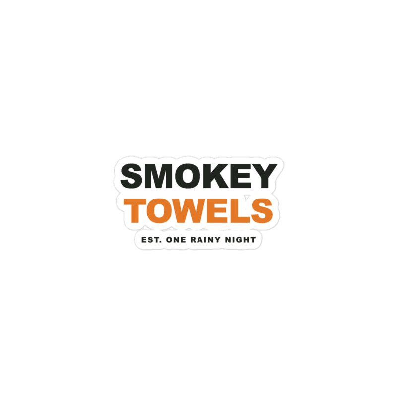 Smokey Towels Sticker